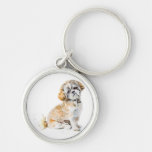 Shih Tzu Dog Key Chain/Keyring