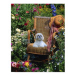 Shih Tzu Garden Poster