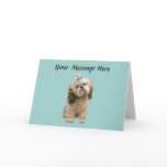Shih Tzu Greeting Card