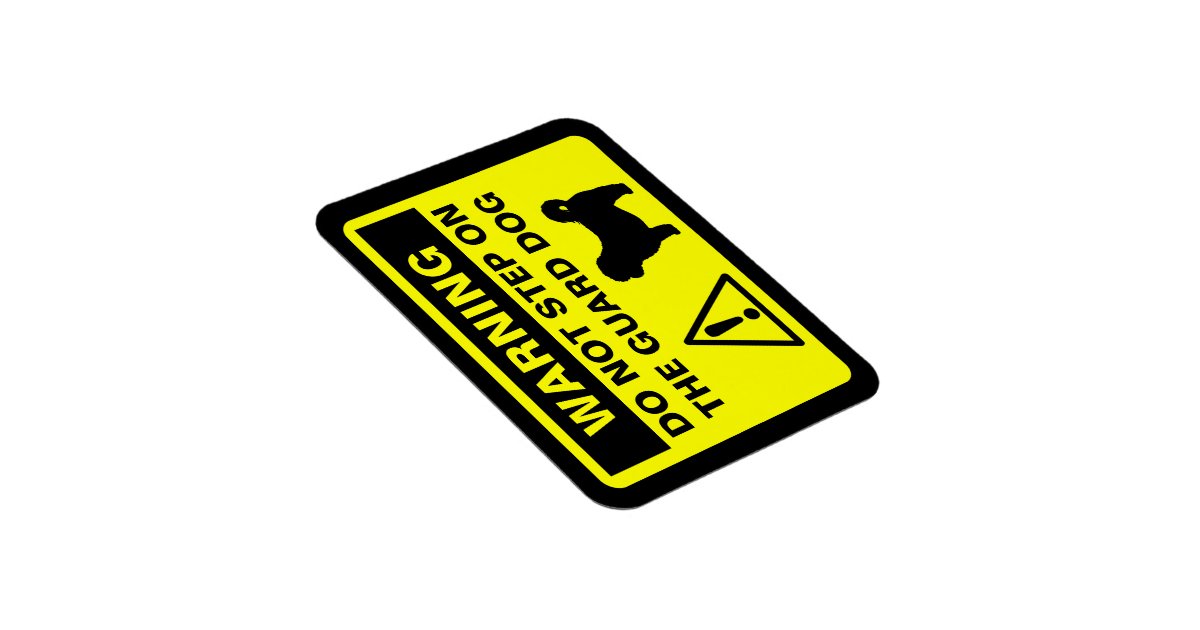 shih tzu guard shih tzu guard warning rectangular photo magnet zazzle shih tzu guard shih tzu guard warning rectangular photo magnet zazzle