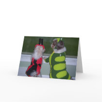 Shih Tzu Halloween Costume Greeting Card cards