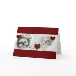 Shih-Tzu Hearts Greeting Card