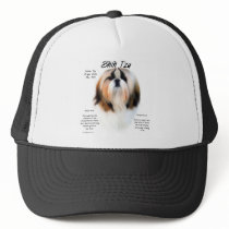 Shih Tzu History Design hats