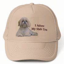 Shih Tzu I Adore Hat by normagolden Shih Tzu I Adore Hat