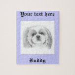 Shih Tzu Jigsaw Puzzle with Travel Tin puzzles
