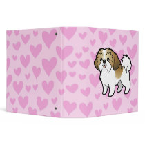 Shih Tzu Love (puppy cut) 3 Ring Binder