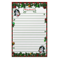 Shih Tzu Merry Christmas Stationary! stationery by CritterCreationsbyCW Shih Tzu Merry Christmas Stationary! stationery