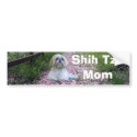 Shih Tzu Mom Bumper Sticker bumper stickers