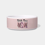 Shih Tzu MOM Cat Bowls