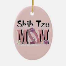 Shih Tzu MOM Ornaments