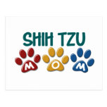 SHIH TZU  Mom Paw Print 1 Postcards