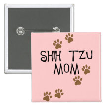Shih Tzu Mom Pins