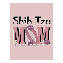 Shih Tzu MOM Post Card