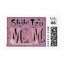 Shih Tzu MOM Postage Stamp
