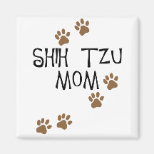Shih Tzu Mom Refrigerator Magnets