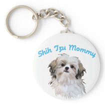 Shih Tzu Mommy Key Chain