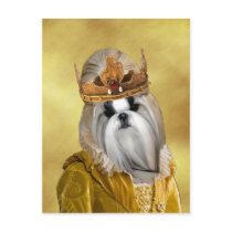 Shih Tzu Postcard Nobility Dogs Gift