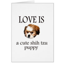 Shih Tzu Puppy cards