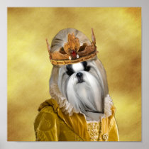Shih Tzu Queen Print