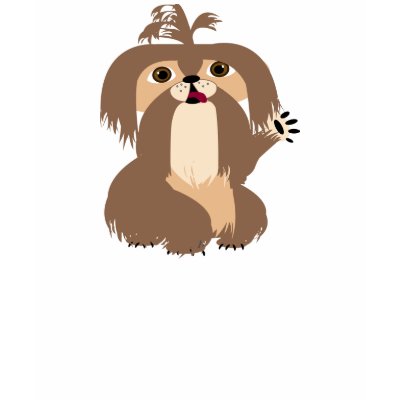 Shih Tzu Tee Shirt by clevergirlmedia