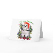 Shih Tzu ‘Tis Greeting Card