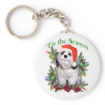 Shih Tzu 'Tis the Season Keychain