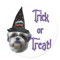 Shih Tzu Trick stickers