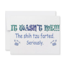 ShihTzu Personalized Invite