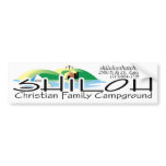 Shiloh Christian Family Campground -bumper sticker