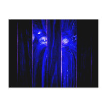 Shimi purple v2 Yeti Face postcards