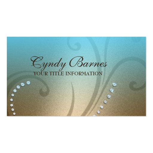 Shimmer and Crystals Business Card