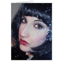 Shimmer - Self Portrait Card