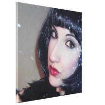Shimmer - Self Portrait Gallery Wrap Canvas