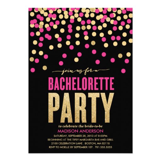 SHIMMER & SHINE | BACHELORETTE PARTY INVITATION