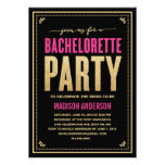 SHIMMER & SPARKLE | BACHELORETTE PARTY INVITATION invitations