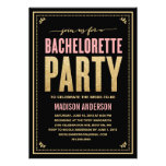 SHIMMER & SPARKLE | BACHELORETTE PARTY INVITATION invitations