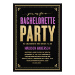 SHIMMER & SPARKLE | BACHELORETTE PARTY INVITATION invitations