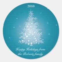 Shimmering Christmas Tree Sticker