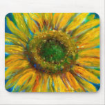 Shimmering Fine Art Sunflower Mouse Mat