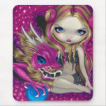 "Shimmering Pink Dragon" Mousepad