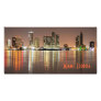 Shimmering skyline of Miami Florida Photo Greeting Card