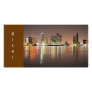 Shimmering skyline of Miami Florida Photo Card Template