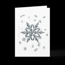 Shimmering Snowflake Card