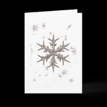 Shimmering Snowflake Card by Rockangel1 Shimmering Snowflake Card