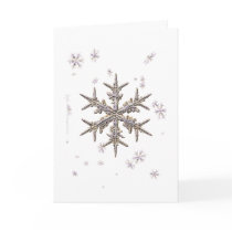 Shimmering Snowflake Card by Rockangel1 Shimmering Snowflake Card