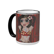 Shimmia Cabaret Bellydance Character Art Mug