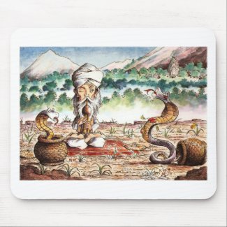 Shimmying Snake mousepad