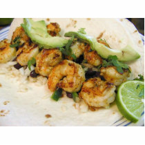Shimp Tacos Limes Burritos Avocados Acrylic Cut Out