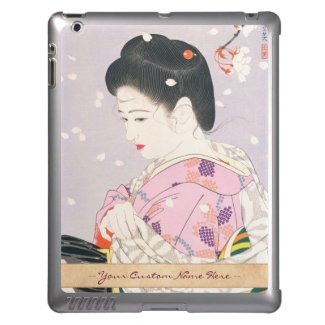 Shimura Tatsumi Five Figures of Modern Beauties Case For iPad