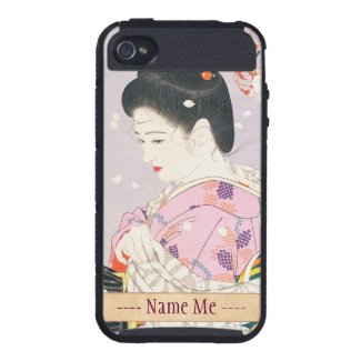 Shimura Tatsumi Five Figures of Modern Beauties Case For iPhone 4